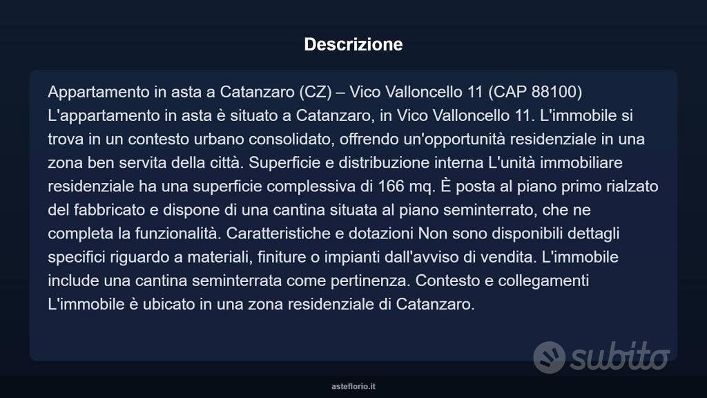 Appartamento – Catanzaro, Gagliano - Vista 3