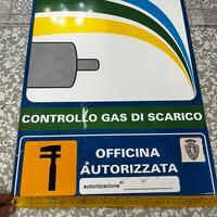Insegna cartello officina autorizzato