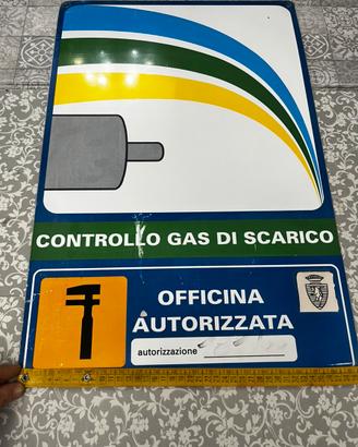 Insegna cartello officina autorizzato