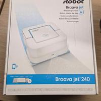 Robot lavapavimenti iRobot Braava Jet 240 + panni