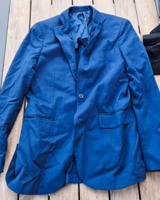 giacca gutteridge 46 blu pari al nuovo 