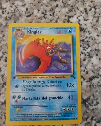 carte Pokemon prima edizione 1 