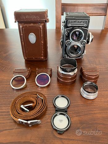 Corredo Rolleiflex 3.5F Planar + Accessori