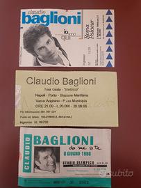 biglietti concerti C.Baglioni 1996/1996/1998