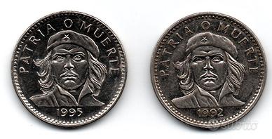 CUBA 1992/1995 - 2 monete 3 pesos Che Guevara