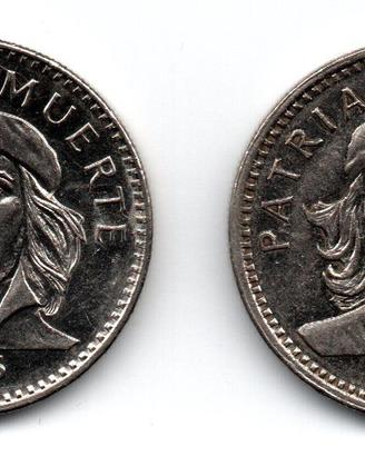 CUBA 1992/1995 - 2 monete 3 pesos Che Guevara