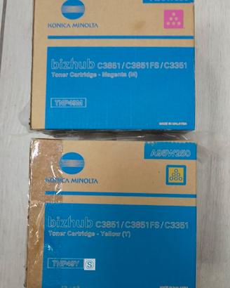 Coppia di toner Minolta Bizhub C3851/C3351