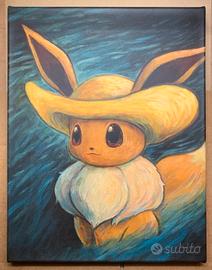 Pokemon x Van Gogh Museum Eevee Canvas S