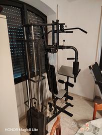 Panche multifunzionalità+tapis roulant e pesi