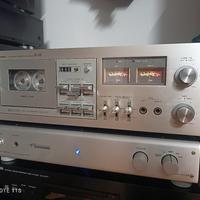 🌲🌲MITSUBISHI M6-4400 Piastra Cassette Vu-Meter 