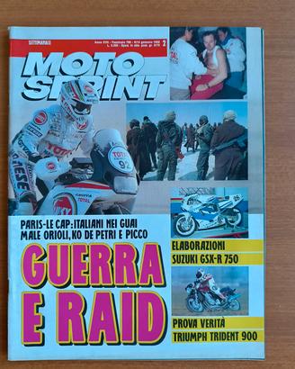 Triumph Trident 900 Suzuki GSX-R 750 MotoSprint 92