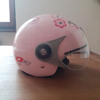 Casco moto bambina