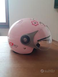 Casco moto bambina