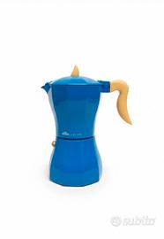 Caffettiera AVON 6 Tazze – Design Pop Blu & Giallo