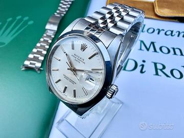 Rolex date acciaio coevo revisionato + jubilee
