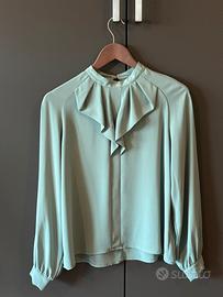 Bluse Dixie verde polvere