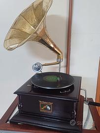 grammofono stile antico quadrato