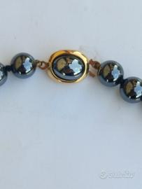 collana vintage in ematite