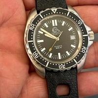Nautilus cassa Monnin 45mm diver prof. anni 80