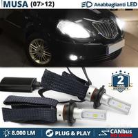 KIT LED H7 per Lancia Musa ANABBAGLIANTI CANBUS