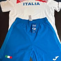 Completo tennis padel FITP nuovo taglia S joma