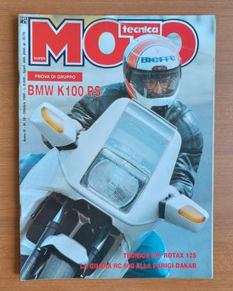 bmw k100 rs gilera rc 600 moto tecnica 1990