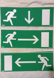 Cartelli emergenza adesivi