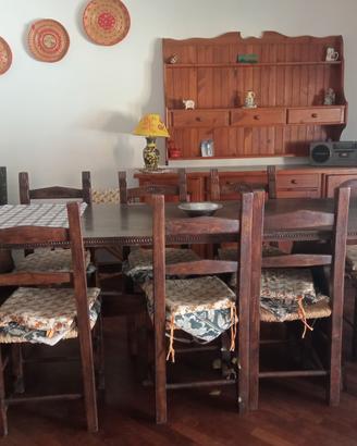 tavolo rustico soggiorno 