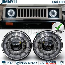 Fari LED per Suzuki Jimny 2 OMOLOGATI Angel Eyes