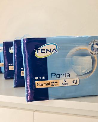 Lotto 4 confezioni Tena Pants Normal 5,1/2 Tg. S