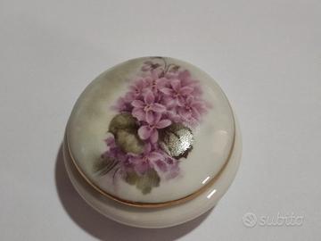 Limoges France scatolina decorativa in porcellana