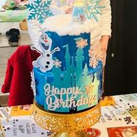 Torta scenografica Frozen