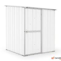 Casetta box in lamiera di Acciaio 155x175cm bianco