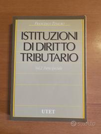 Istituzioni di diritto tributario-F .Tesauro UTET 