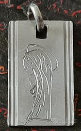 Ciondolo argento 925 con madonna stilizzata