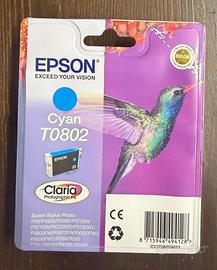 Cartuccia Epson T0802 Cyan originale