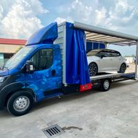 Carroattrezzi trasporto auto chiuso telo o rigido