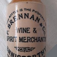 Bottiglia per whisky scozzese antica