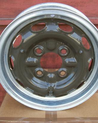 4 cerchi BIMETALLICI BORRANI 4,5x15 4x130 per lanc