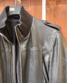 Giubbotto in similpelle nero