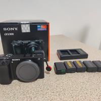 Sony A6300 7200 scatti 5 batterie