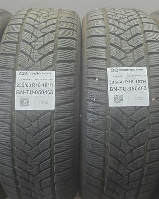 4 Pneumatici 235/60 R18 Dunlop Winter Sport 5 Suv