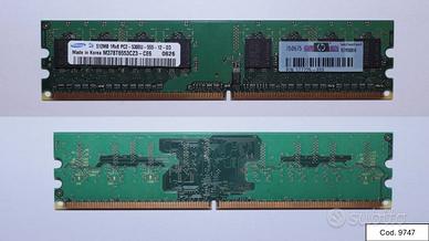 RAM DDR 2 e 1