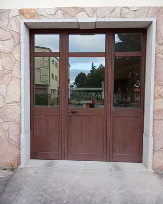 porta in alluminio 