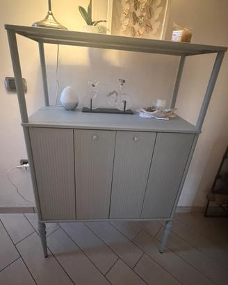 Mobiletto credenza metallo esterno/interno