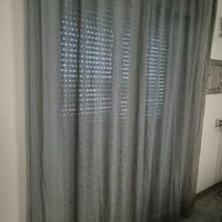 Tende in cotone colore grigio scuro