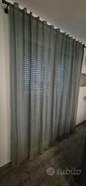 Tende in cotone colore grigio scuro