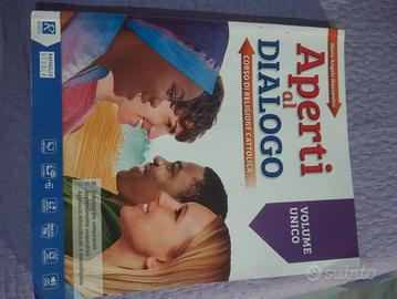 libro,:  aperto al dialogo volume unico 