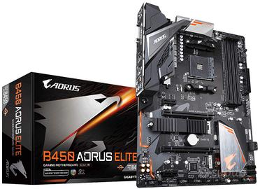 Scheda Madre GIGABYTE B450 AORUS Elite