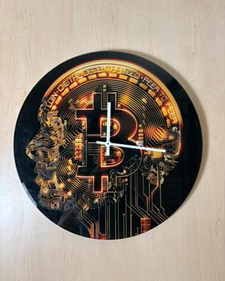 Orologio ‘Bitcoin Mind’ in Vetro Personalizzabile